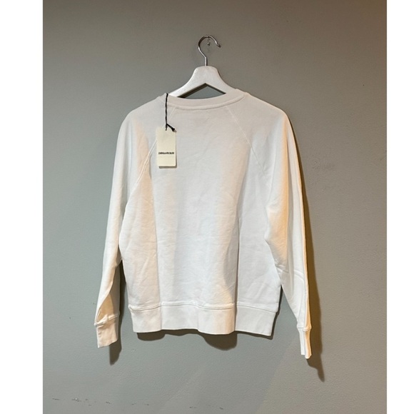 Zadig & Voltaire Western Strass Love Sweatshirt. - Picture 2 of 7